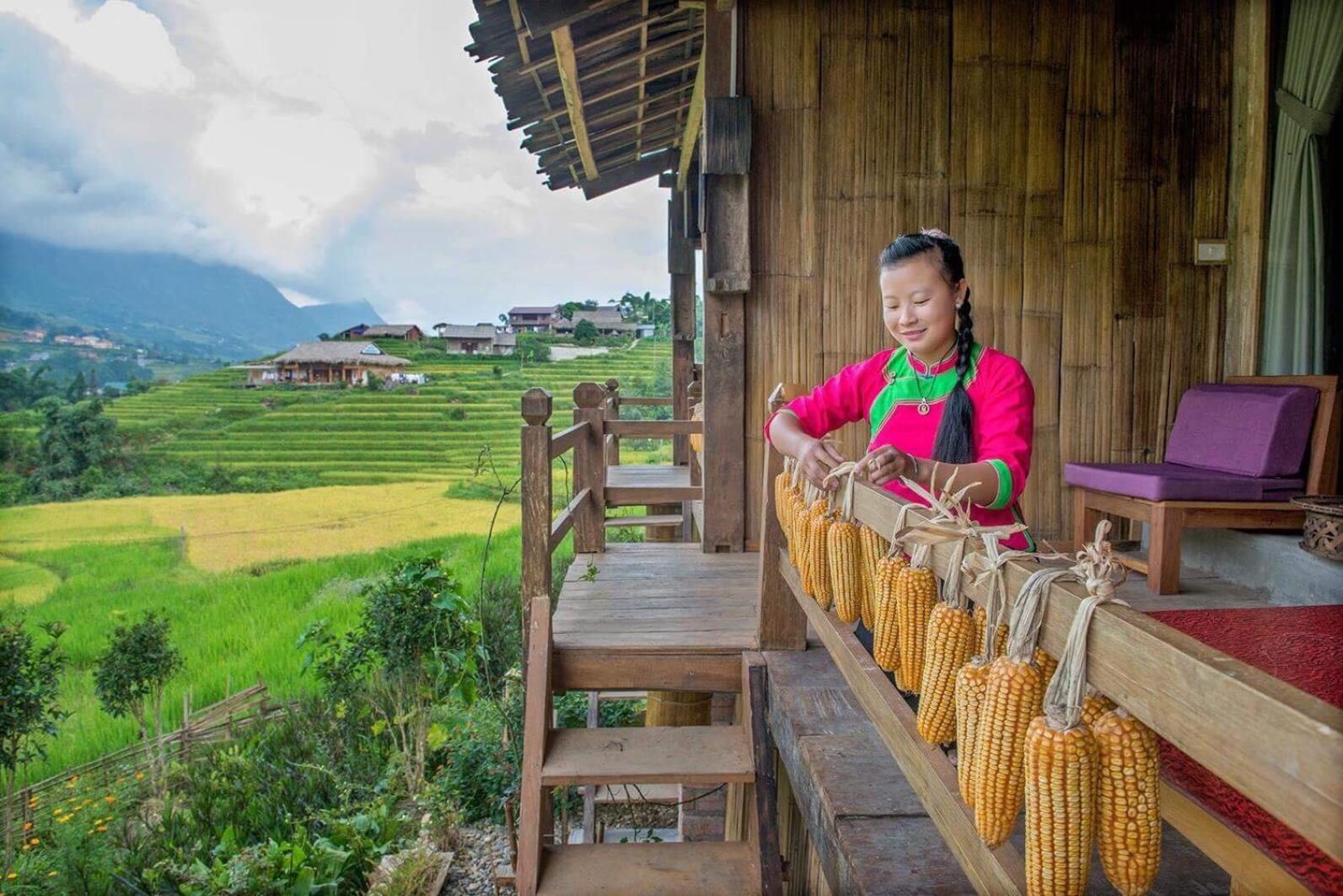 La Dao Spa Homestay サパ エクステリア 写真